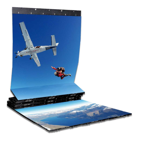 hanging foldable led screen